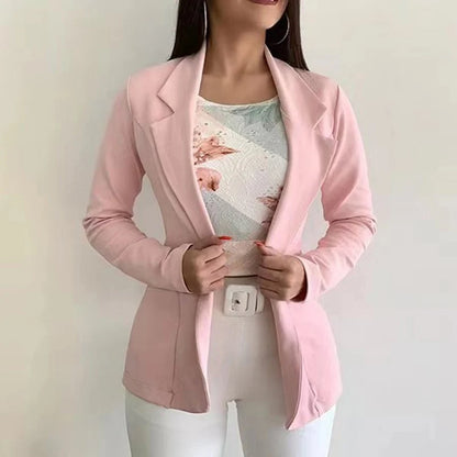Women'S Blazer 2024 Formal Blazer Women'S Office Work Set Pocket Jacket Coat Loose Women'S Wear